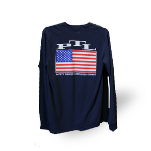 Long Sleeve American Flag T-Shirt